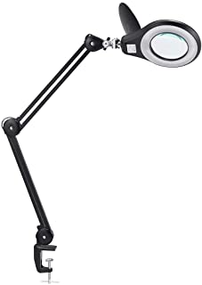 Magnifying Glass with Light on Stand
