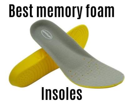 Memory foam shoe inserts