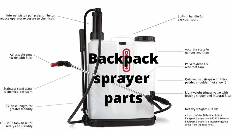 Backpack sprayer parts