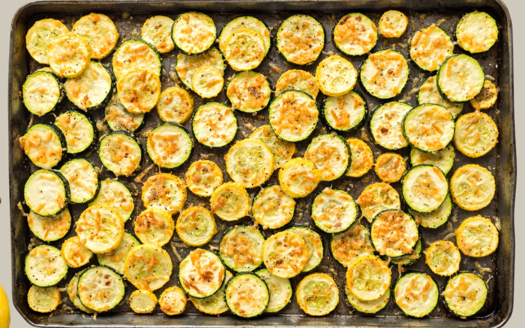 Prepared Zucchini - Roasted Parmesan Zucchini
