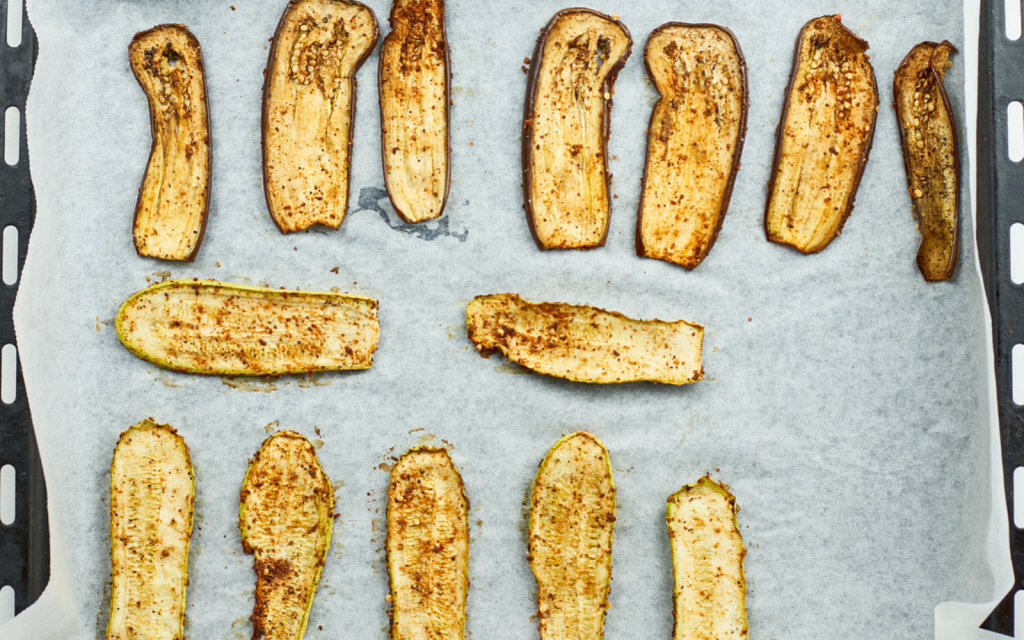 Roasted Parmesan Zucchini - Easy Baked